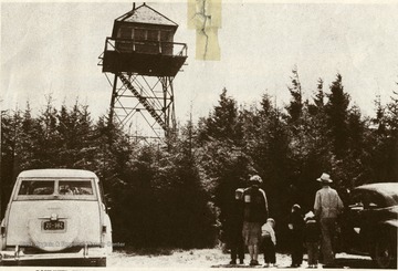 Gaudinier Knob Fire Tower in Monongahela National Forest, W. Va.