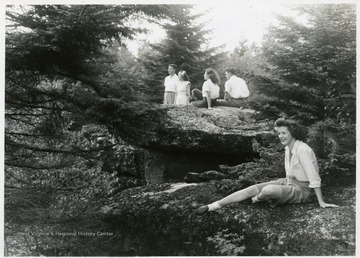 Hikers in the Monongahela National Forest, Elkins, W. Va.